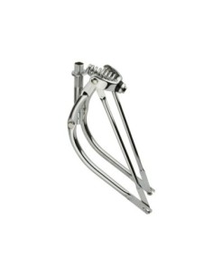 20 Lowrider Bent Spring Fork 1 Inch Chrome.